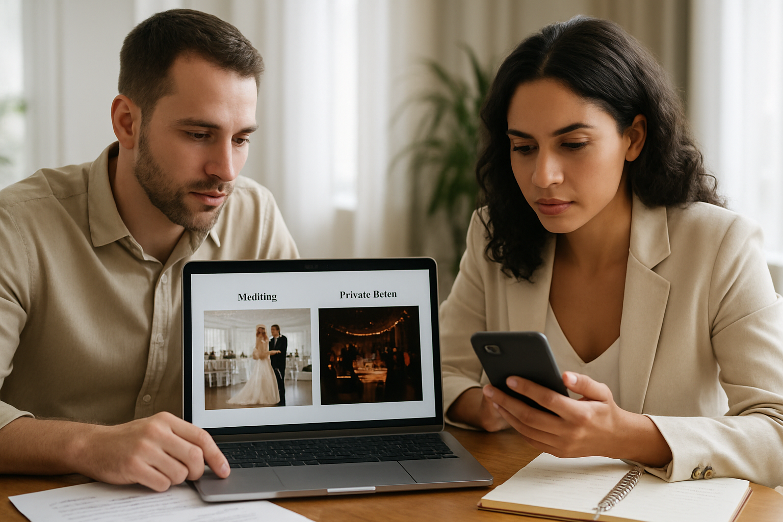 Mariage ou fête privée : la checklist web pour comparer facilement les prestataires en ligne